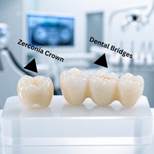 Zirconia crown and dental bridges in Patna at Apollo Dental Care